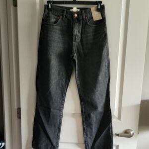 Madewell Womens Straight Black Jeans